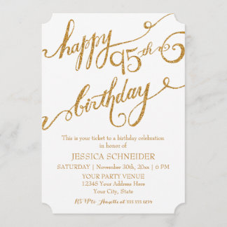 95. Geburtstagsparty Einladung