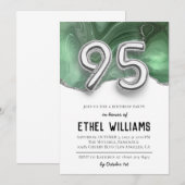 95. Geburtstagsparty Einladung (Vorne/Hinten)