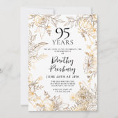 95. Geburtstagsparty Einladung (Vorderseite)