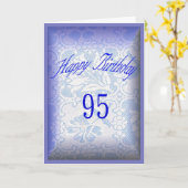 95 Jahre alte alles Gute zum Geburtstag Karte (Gelbe Blume)