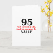 95 Jahre alte Geburtstagsdesigns Karte (Gelbe Blume)