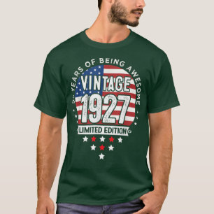 95 Jahre alte Geschenke Vintag 1927 Limited Editio T-Shirt