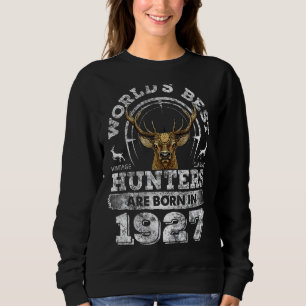 95 Jahre alter Hirschjäger Geboren 1927 95. Geburt Sweatshirt