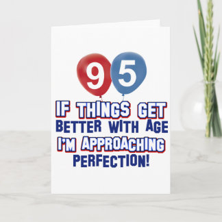 95. jähriges Geburtstagsgeschenk Karte