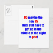 95 neue 75 postkarte (Vorne/Hinten)