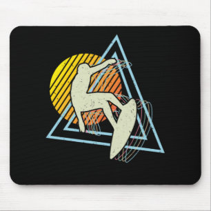 95.Surfen SurferSonnenuntergangdampfwellensurfbret Mousepad