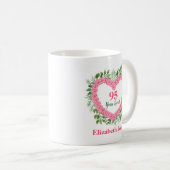 95 Years Loved Personalized 95th Birthday Mug Kaffeetasse (VorderseiteRechts)