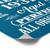 95th Birthday Gift Legend Born In January 1931 95  Poster (Ecke)