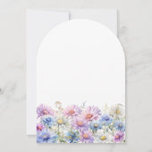 95th Birthday Party September Birth Month Flower Einladung (Rückseite)