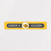 96 Ahornsirup Grad A Sicherheitstempel Etiketten (Design 1)