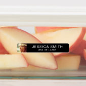 96 Aufkleber Labels Ihr Foto, Name & Telefon (Befestigt)