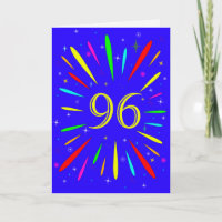 96. Birthday Explosion Card