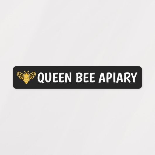 96 Black Tamper-proof Siegel Honey Jar Security Li Etiketten (Design 1)