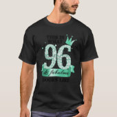 96 & Fabulous I Turquoise White Party Group Photo T-Shirt (Vorderseite)