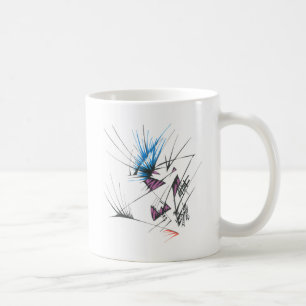 96 farbenfrohe abstrakte Stammes-Tattoo-Kunst Kaffeetasse