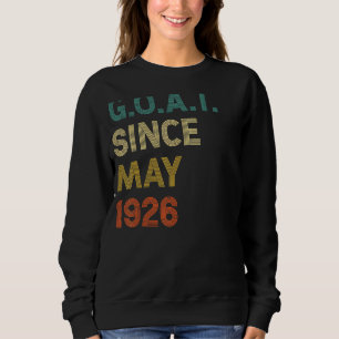 96. Geburtstag 96 Jahre alte Ziege seit Mai 1926 Sweatshirt