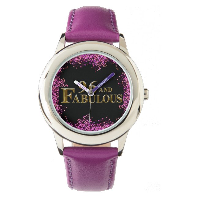 96. Geburtstag Armbanduhr (Vorderseite)