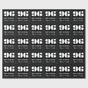 96. Geburtstag: Art Deco inspiriertes Aussehen "96 Geschenkpapier