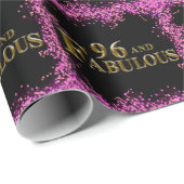 96. Geburtstag Geschenkpapier (Rolleneckpunkt)