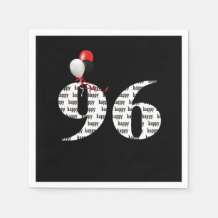 96. Geburtstagsballons Serviette