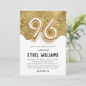 96. Geburtstagsparty Einladung (Stehend Vorderseite)