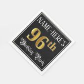 96. Geburtstagsparty - Extravagantes Drehbuch, Imi Serviette (Ecke)