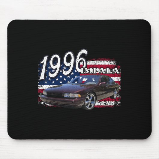 96 Impala Lowrider Ss 4. Juli Amerikaner Mousepad (Vorne)