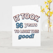 96. Jahrgeburtstagsentwürfe Karte (Gelbe Blume)