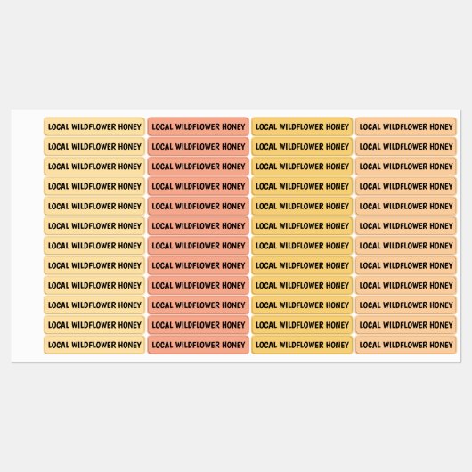 96 Manipulationssicheres Siegel Honey Jar Lid Secu Etiketten (Blatt)