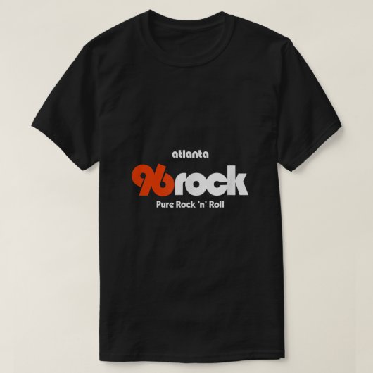 96 Rock Atlanta Dark T-Shirt (Design vorne)