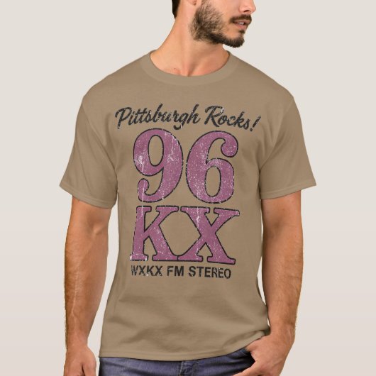 96KX WXKX-FM T-Shirt (Vorderseite)