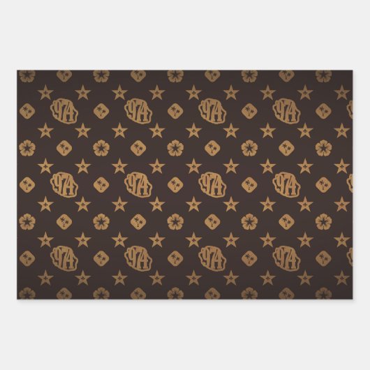 974 Deluxe Geschenkpapier Set (Vorderseite)