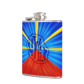 974 Insel (Réunion) - Flagge Flachmann (Links)