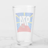 974 Insel (Réunion) - Flagge Glas (Rückseite)