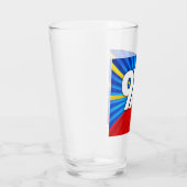 974 Insel (Réunion) - Flagge Glas (Rechts)