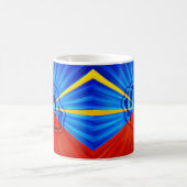 974 Insel (Réunion) - Flagge Kaffeetasse (Mittel)