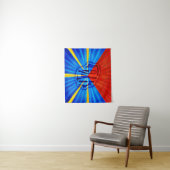 974 Insel (Réunion) - Flagge Wandteppich (Beispiel)