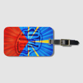 974 Insel Réunion Gepäckanhänger (Vorderseite (Horizontal))