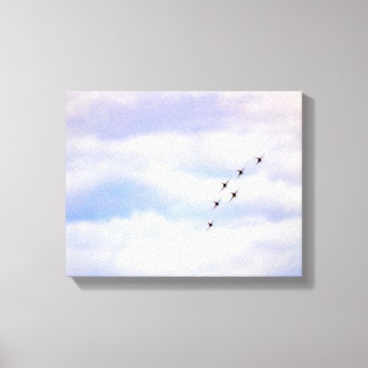 9773-Kampfjets Leinwanddruck (Vorderseite)