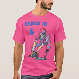 978 Montreal Epos Vintage verblasstes Design-Gesch T-Shirt
