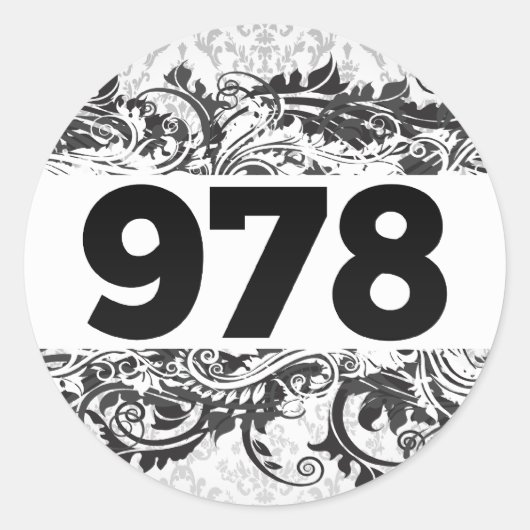 978 RUNDER AUFKLEBER (Vorderseite)