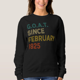97. Geburtstag 97 Jahre alte Ziege seit Februar 19 Sweatshirt
