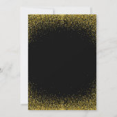 97. Geburtstag Glam Glitzer Einladung (Rückseite)