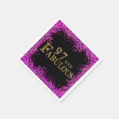 97. Geburtstag Serviette (Ecke)