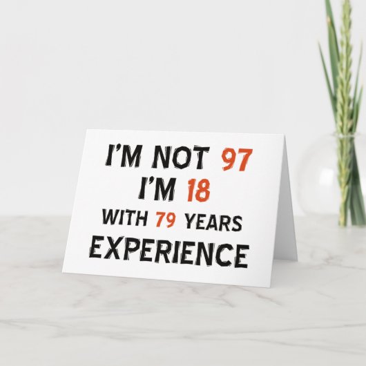 97. Geburtstagsentwürfe Karte (Vorderseite)