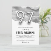 97. Geburtstagsparty Einladung (Stehend Vorderseite)