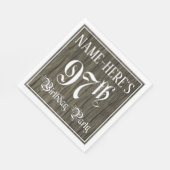 97. Geburtstagsparty - Extravagantes Drehbuch, Imi Serviette (Ecke)