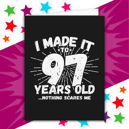 97 Jahre alt Sarcastic Meme Funny 97. Geburtstag Karte