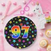 97. Veranstaltung: Bold, Fun, Colorful Rainbow 97 Pappteller (Party)