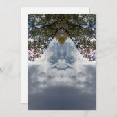 97Z Einzigartige Abstrakte Natur Dankeskarte (Vorne/Hinten)